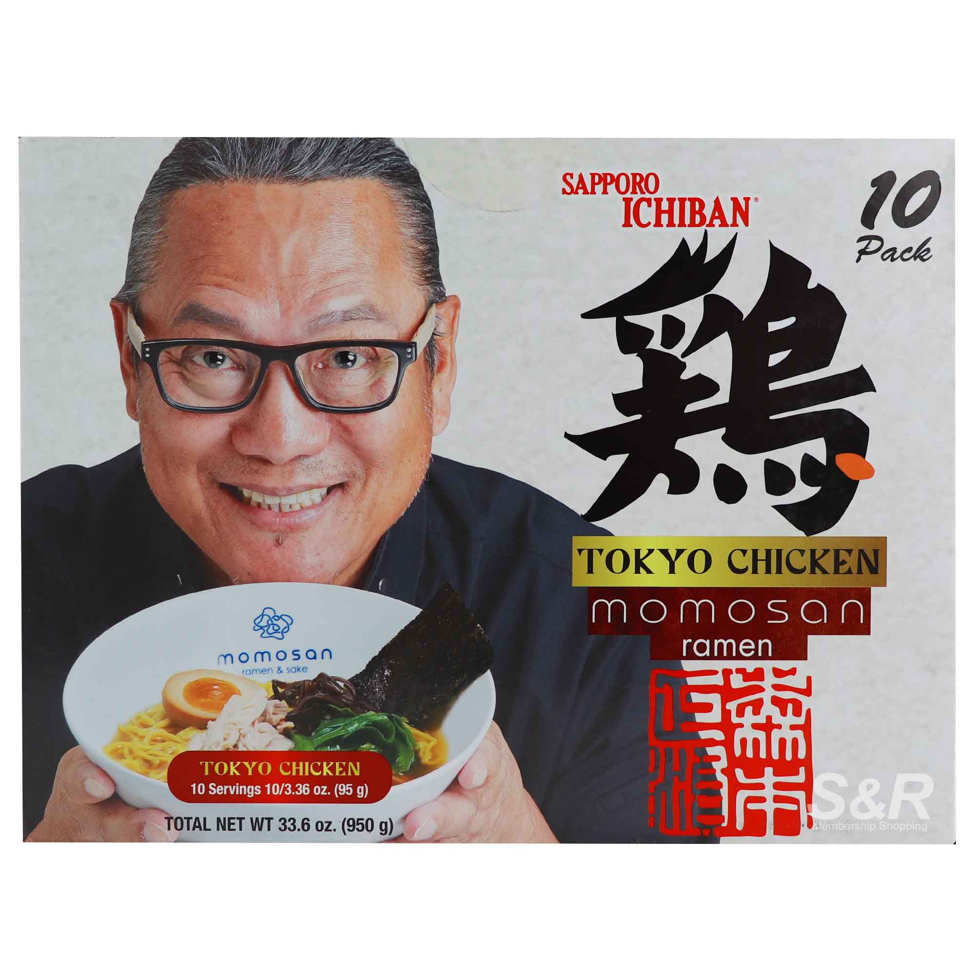 Sapporo Ichiban Tokyo Chicken Momosan Ramen 10 packs Sapporo Ichiban Tokyo Chicken Momosan Ramen 10 packs